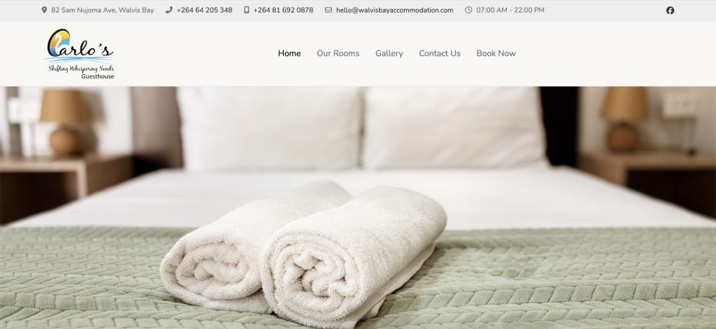 Carlo's Shifting Whispering Sands Guesthouse